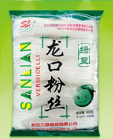 扎把粉絲Bundled vermicelli 500g(5 Bundled)X 20CTN 250g(5 Bundled) X 40CTN 10kgCTN